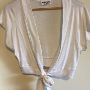 MICHAEL STARS Shine Wrap Top